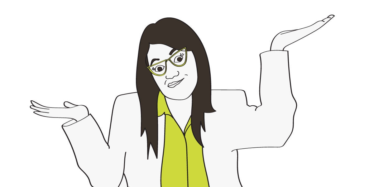 Woman shrugging wondering if she can afford to outsource marketing