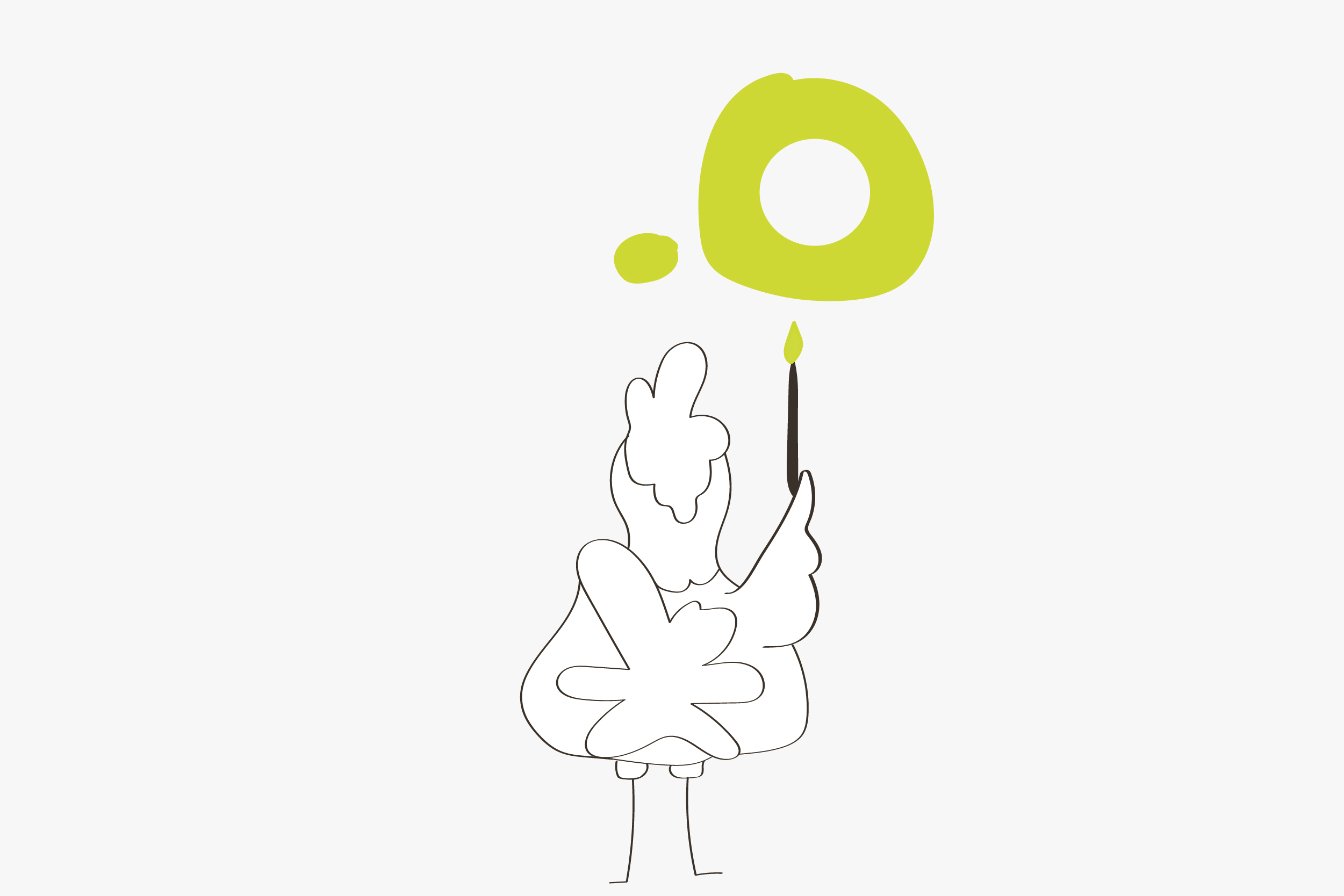 Chicken painting the Outsource Marketing logo