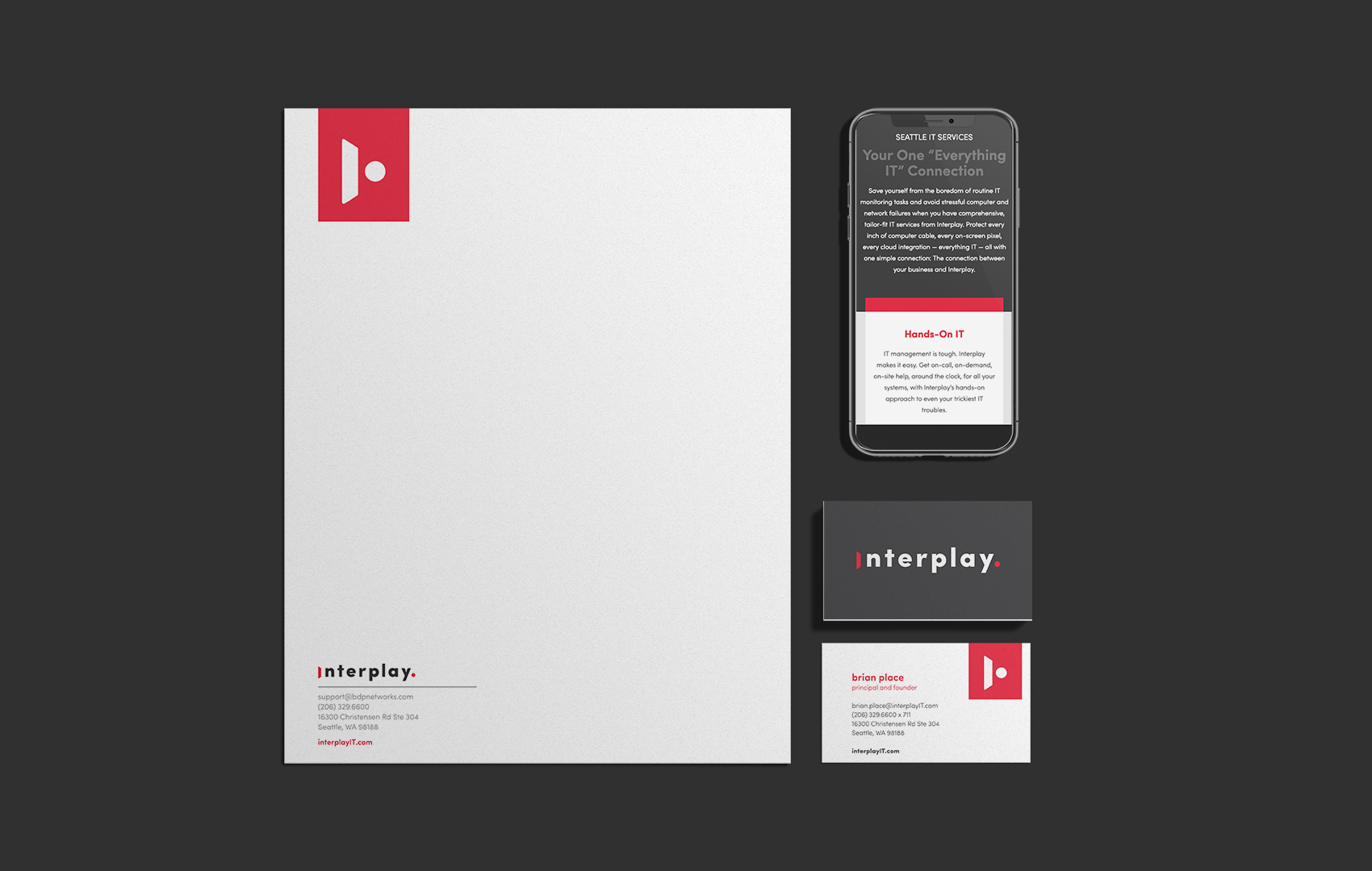 Interplay-Letterhead-Business-Card-design-by-Outsource-Marketing